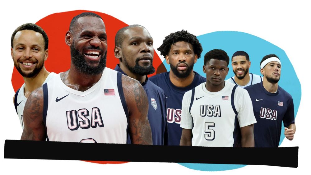 U.S. Mens Basketball Team vs Canada Men’s Team: Starting Lineup in Warm-up Game